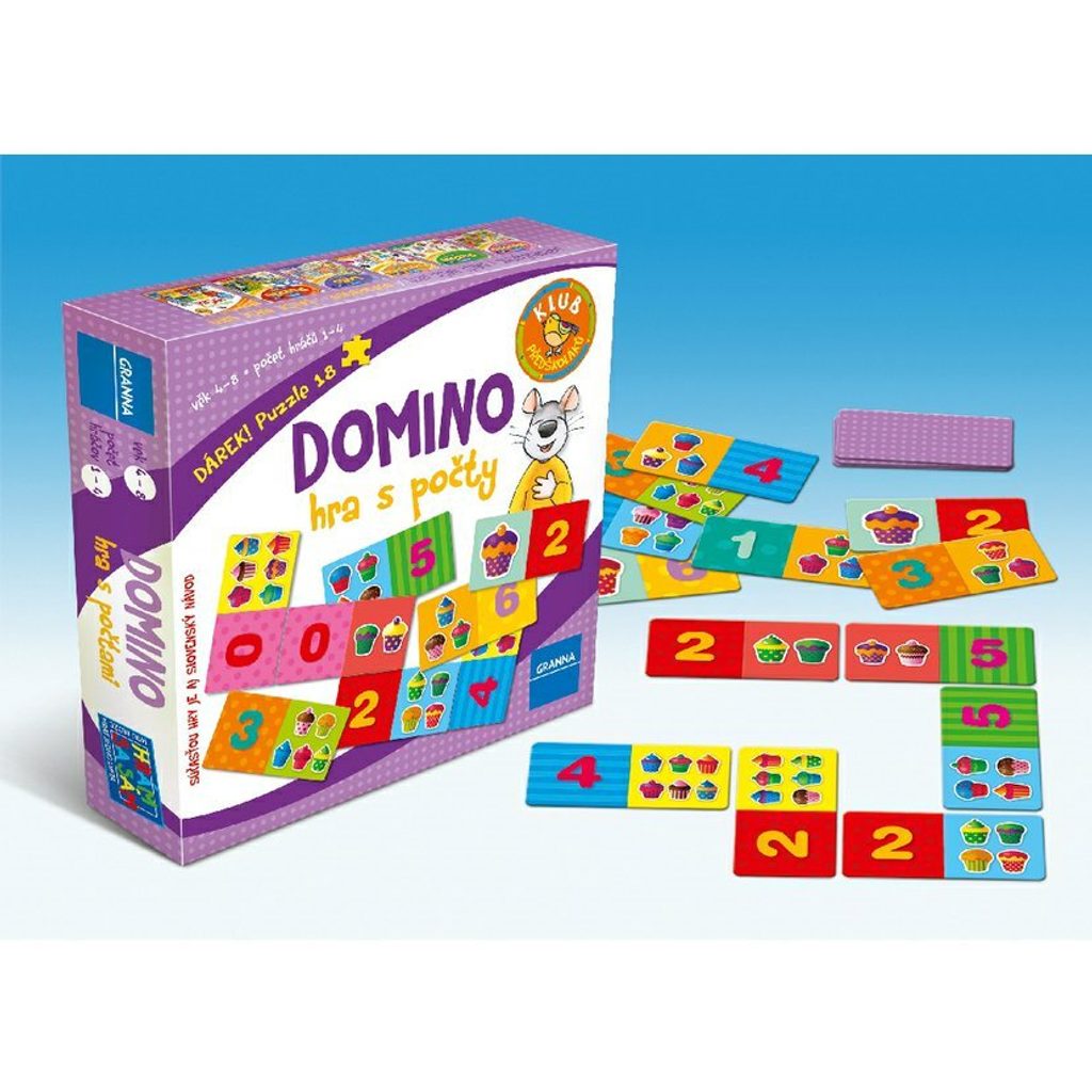 Domino: Hra s počty | SVĚT-HER.CZ | Společenské deskové hry - Hrajte si!