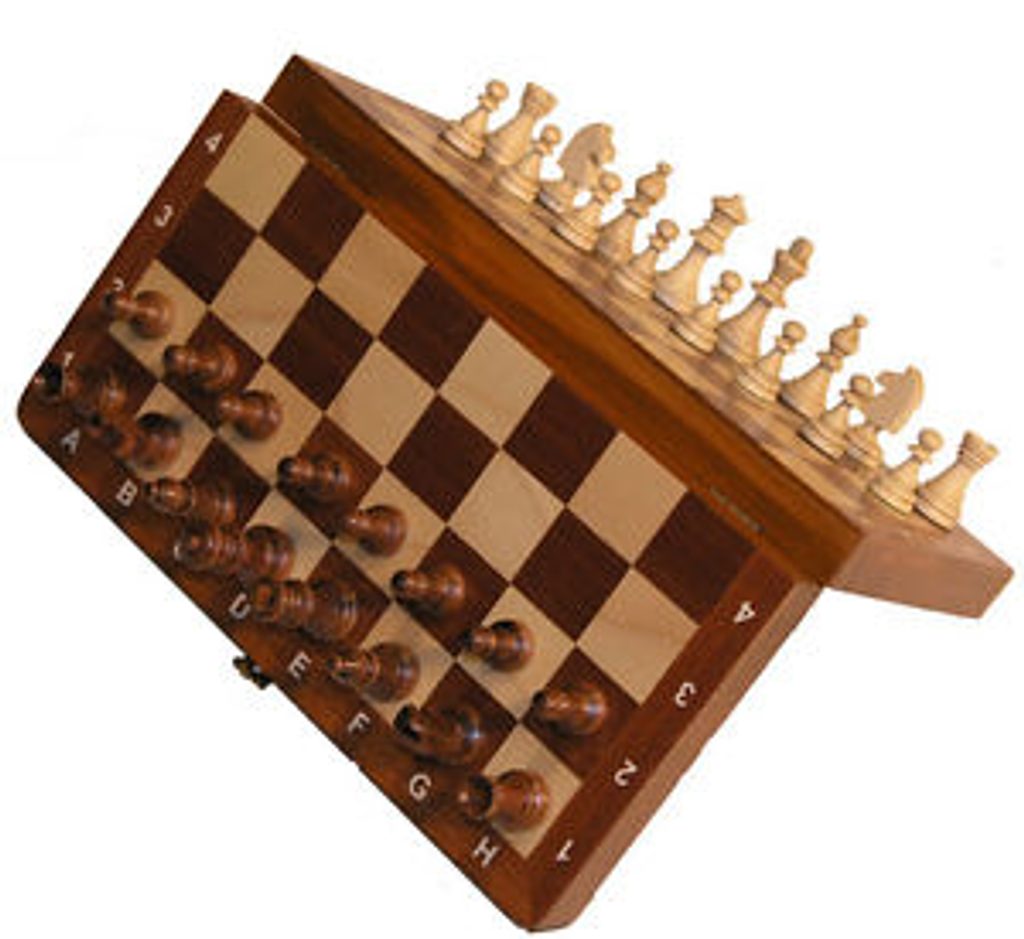 Šachy magnetické Intarsie - větší | SVĚT-HER.CZ | Společenské deskové hry -  Hrajte si!
