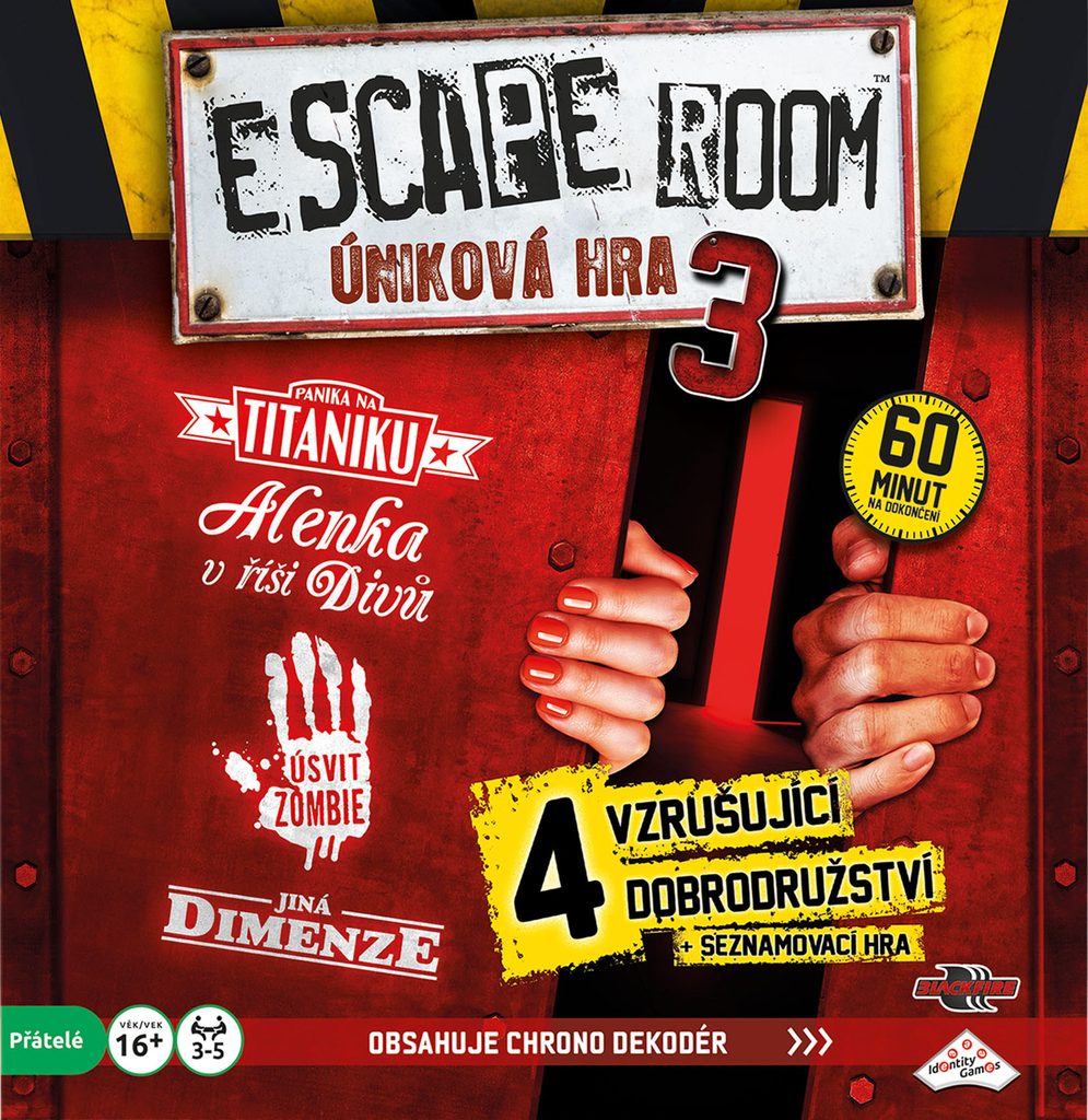 Escape Room: Úniková hra 3 | SVĚT-HER.CZ | Společenské deskové hry - Hrajte  si!