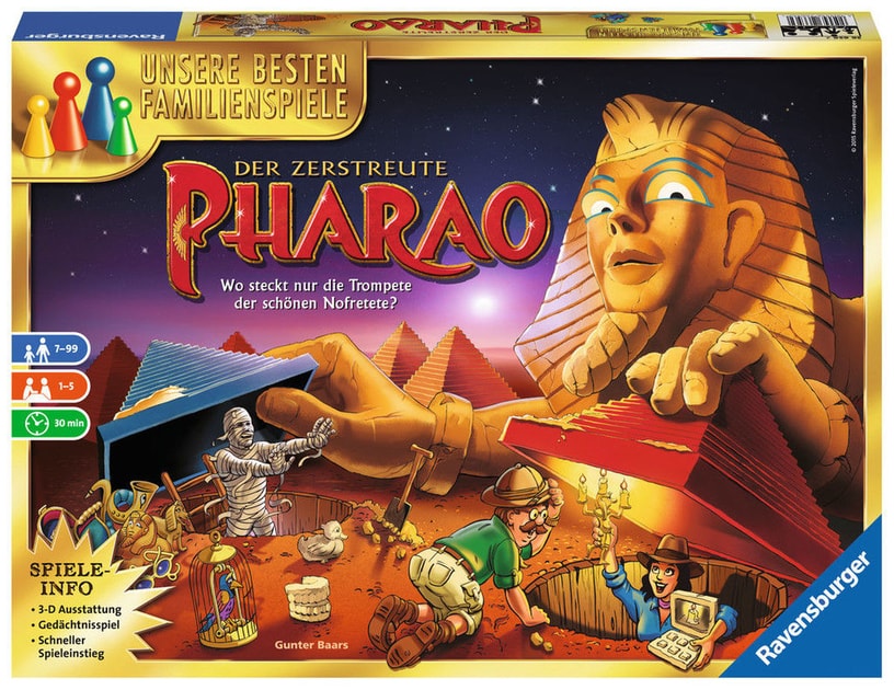 Der Zerstreute Pharao (Ramses II) | Spoločenské doskové hry SVET-HIER.SK |  Hrajte sa!