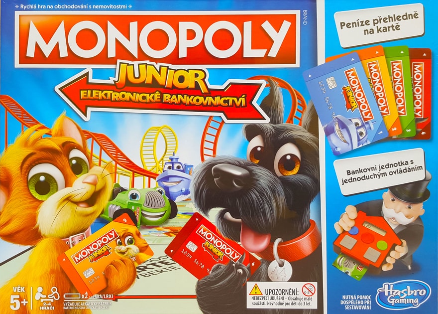 Monopoly Junior: Elektronické bankovnictví | SVĚT-HER.CZ | Společenské  deskové hry - Hrajte si!