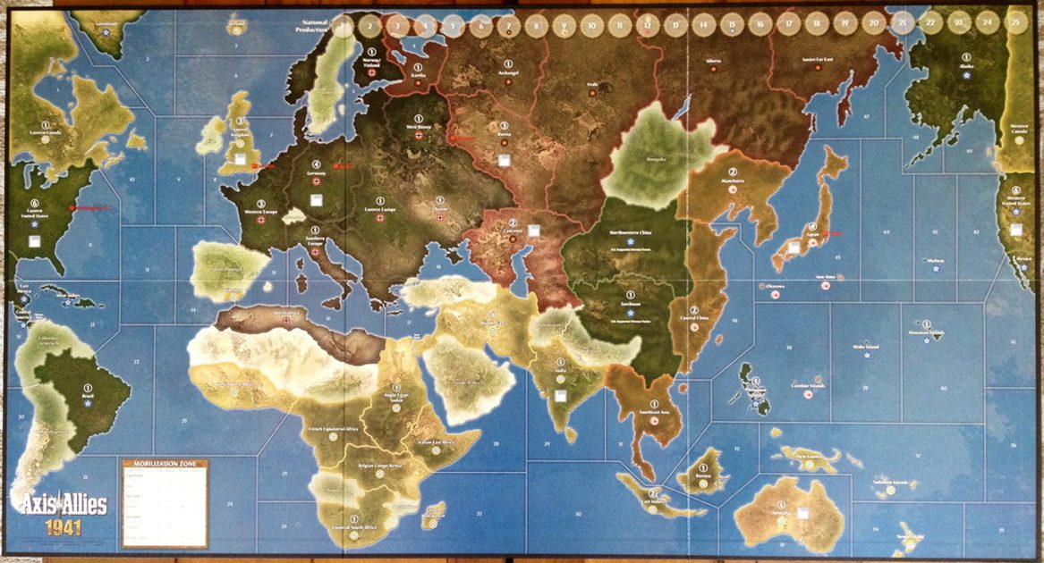 Axis & Allies 1941 A WWII Strategy Game SVĚTHER.CZ Společenské