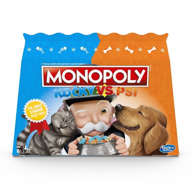 Monopoly Kočky vs psi | Spoločenské doskové hry SVET-HIER.SK | Hrajte sa!
