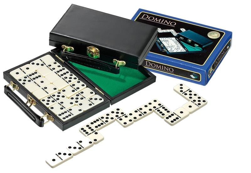 Domino 6 - koženkový kufřík | SVĚT-HER.CZ | Společenské deskové hry -  Hrajte si!