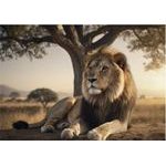 Puzzle Odpočívající lev 500d