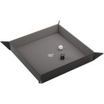 Magnetic Dice Tray Square Black/Gray