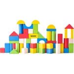 Kostky barevné v kyblíku, 50 dílů