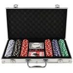 Poker 300 v hliníkovém kufříku