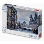 Puzzle Zimní orloj 1000d