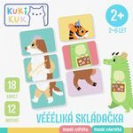 KukiKuk - Véééliká skládačka: Veselá zvířátka
