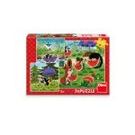 Puzzle Krtek a paraplíčko 3x55d