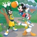 Puzzle Mickey a Minnie - sportovci 3 x 55 d