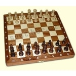 Šachy magnetické Intarsie - menší