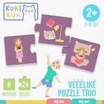 KukiKuk - Véééliké puzzle trio: Můj den