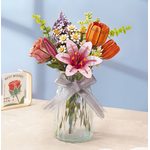 3D Puzzle Růžová lilie 73d