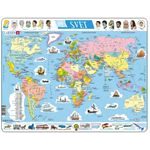 Puzzle vzdělávací: Politická mapa 107d