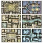 Loke Battle Mats - Dungeon Set