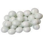 Hrací kameny skleněné bílé