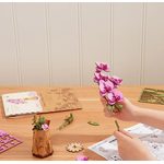 3D Puzzle Fialová orchidej 102d