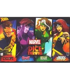 Marvel Dice Throne X-Men: Cyclops, Gambit, Rogue, Jean Grey (poškozený obal)