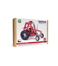 Stavebnice MERKUR: Traktor s řízením