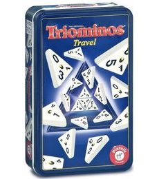 Triominos travel - plechová krabice