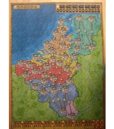 Vysoké napětí - mapa střední Evropa/Benelux (DE)