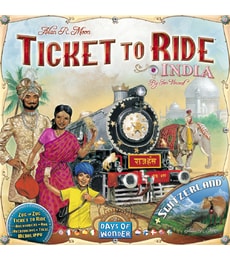 Ticket to Ride - India + Switzerland