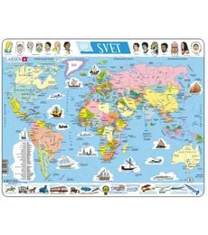 Puzzle vzdělávací: Politická mapa 107d