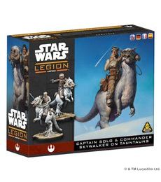 Star Wars: Legion - Captain Solo & Commander Skywalker on Tauntauns