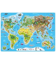 Puzzle Mapa Světa 160d