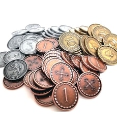 Clans of Caledonia - sada kovových mincí