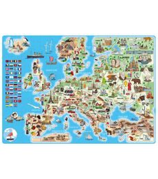 Puzzle Mapa Evropy 160d