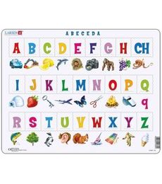 Puzzle vzdělávací: Abeceda 27d