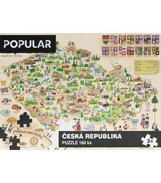 Produkt Puzzle Mapa České republiky 160d 