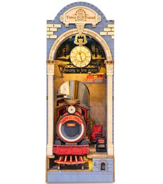 3D Puzzle Zarážka na knihy: Kouzelné nádraží 258d