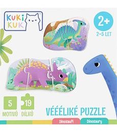 KukiKuk - Véééliké puzzle: Dinosauři