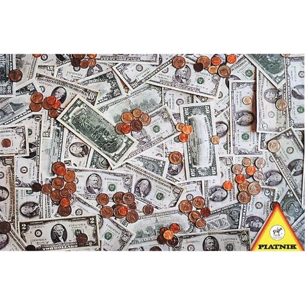 Puzzle Piatnik Peníze 1000d