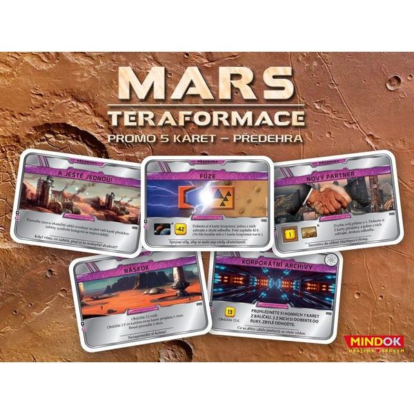 Mars: Teraformace - Předehra - 5 bonusových karet