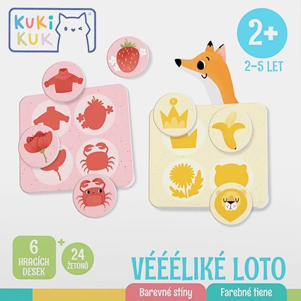 KukiKuk - Véééliké Loto: Barevné stíny