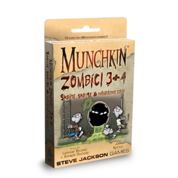 Munchkin: Zombíci 3 + 4 - Skryté skrýše & Náhradní díly