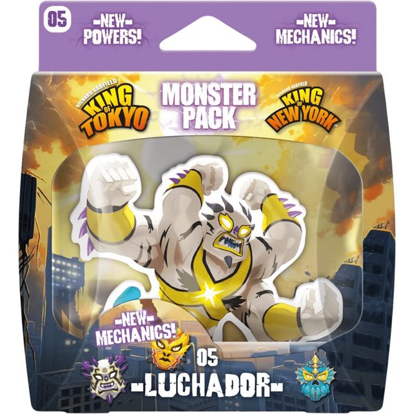 King of Tokyo/King of New York - Luchador Monster Pack