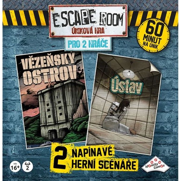 Escape Room: Úniková hra - Pro 2 hráče (Vězeňský ostrov, Ústav) |  SVĚT-HER.CZ | Společenské deskové hry - Hrajte si!