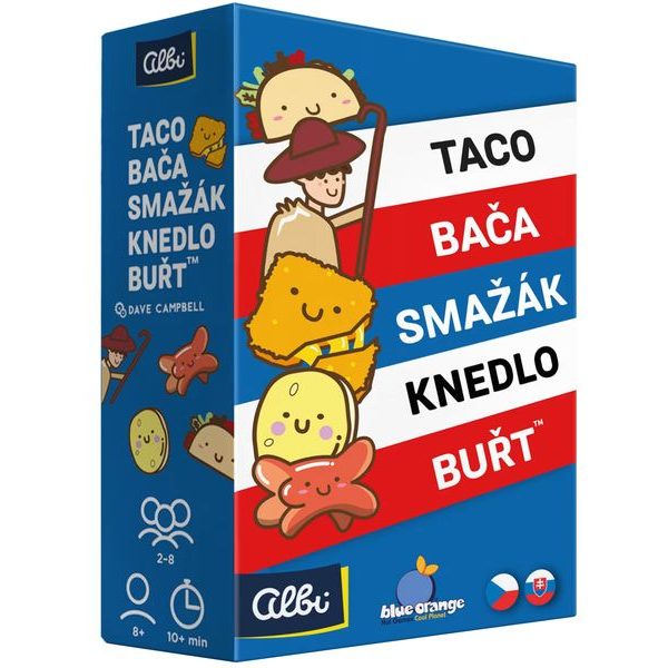 Taco, bača, smažák, knedlo, buřt