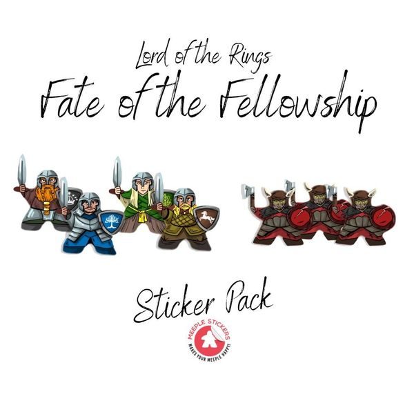 The Lord of the Rings: Fate of the Fellowship - Stickers Set