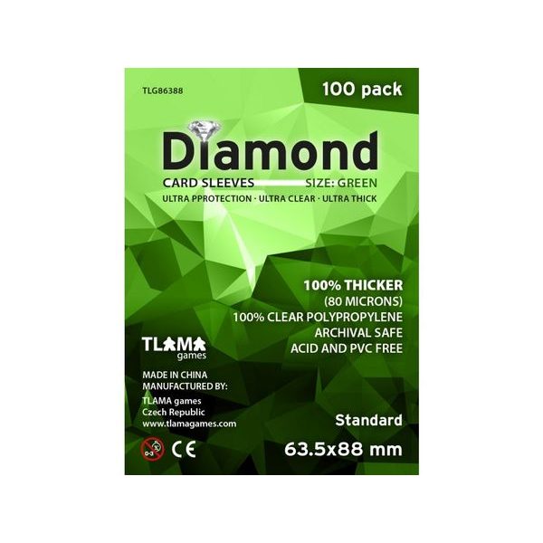 Obaly na karty (63,5x88mm) Standard - Diamond, 100 ks