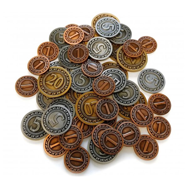 Sada univerzálních kovových mincí