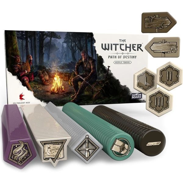 The Witcher: Path of Destiny - akrylové žetony