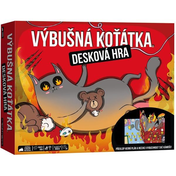 Výbušná koťátka: desková hra