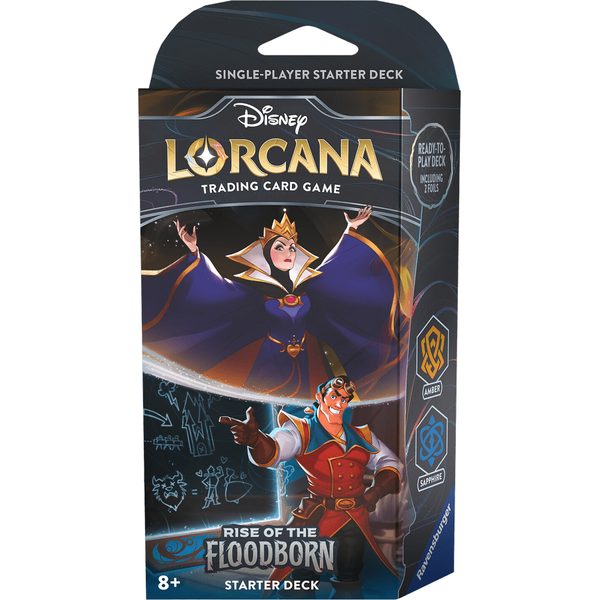 Disney Lorcana: Rise of the Floodborn - Starter Deck Amber & Sapphire